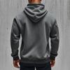 Herren Kapuzenpullover für Männer Streetwear Herbst Winter Punk Style Trainingsanzug Sportswear Zip Up Hoodie Männlich
