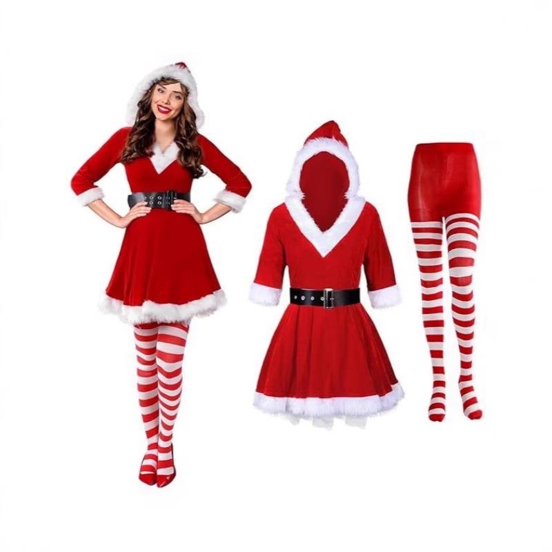 Christmas Adult Women's Dresses Christmas Dresses Holiday Dresses Santa Claus Performance Dresses New Party Dresses