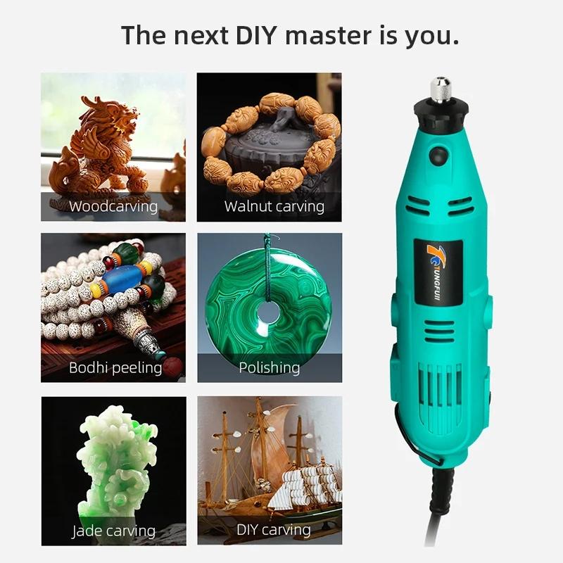 Variable Speed Mini Electric Drill Accessories Woodworking Tools Electric Sander Rotary Tools Mini Electric Drill