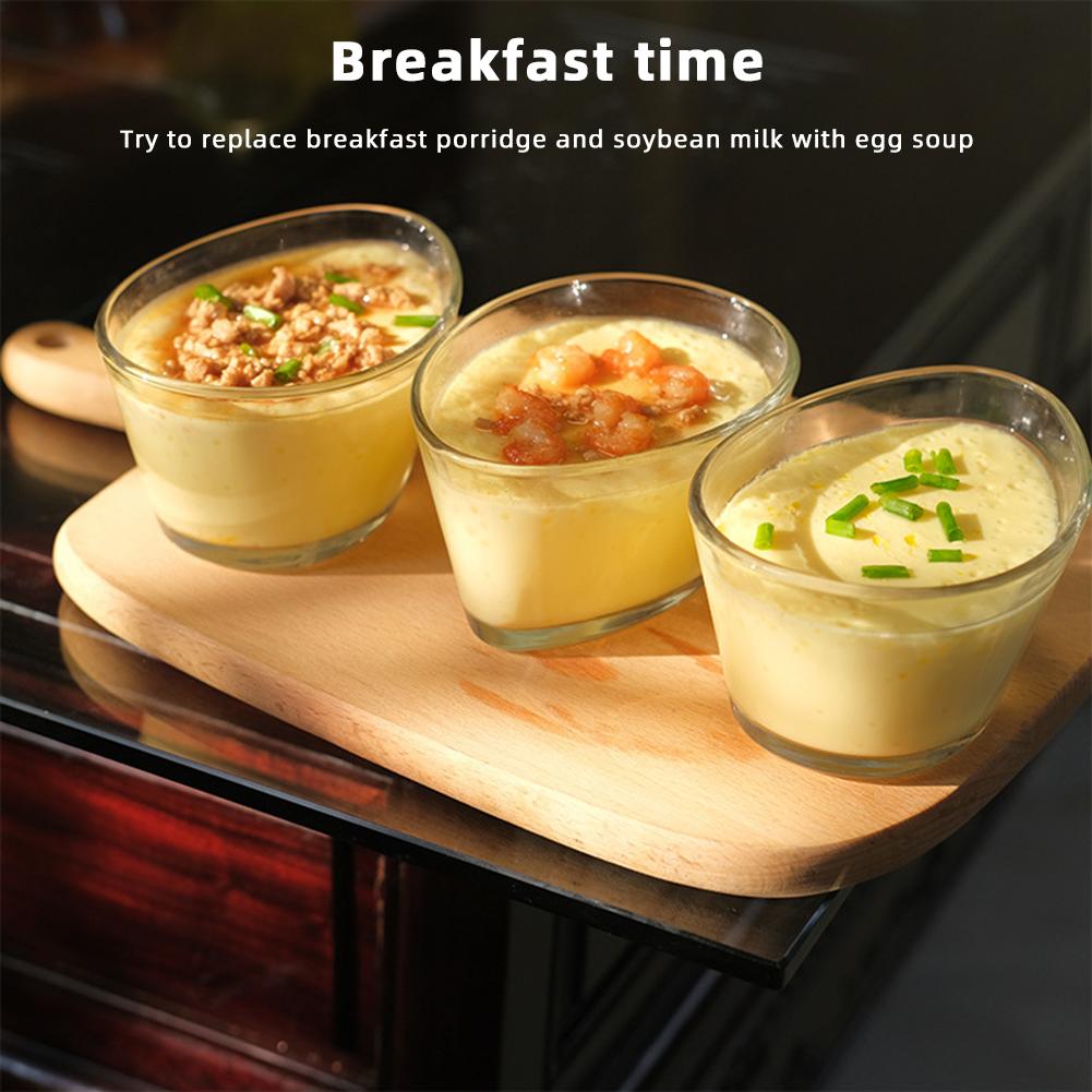 Transparent Steamed Egg Bowl Child Clear Egg Steaming Bowl Perfect Gift For Friend Family