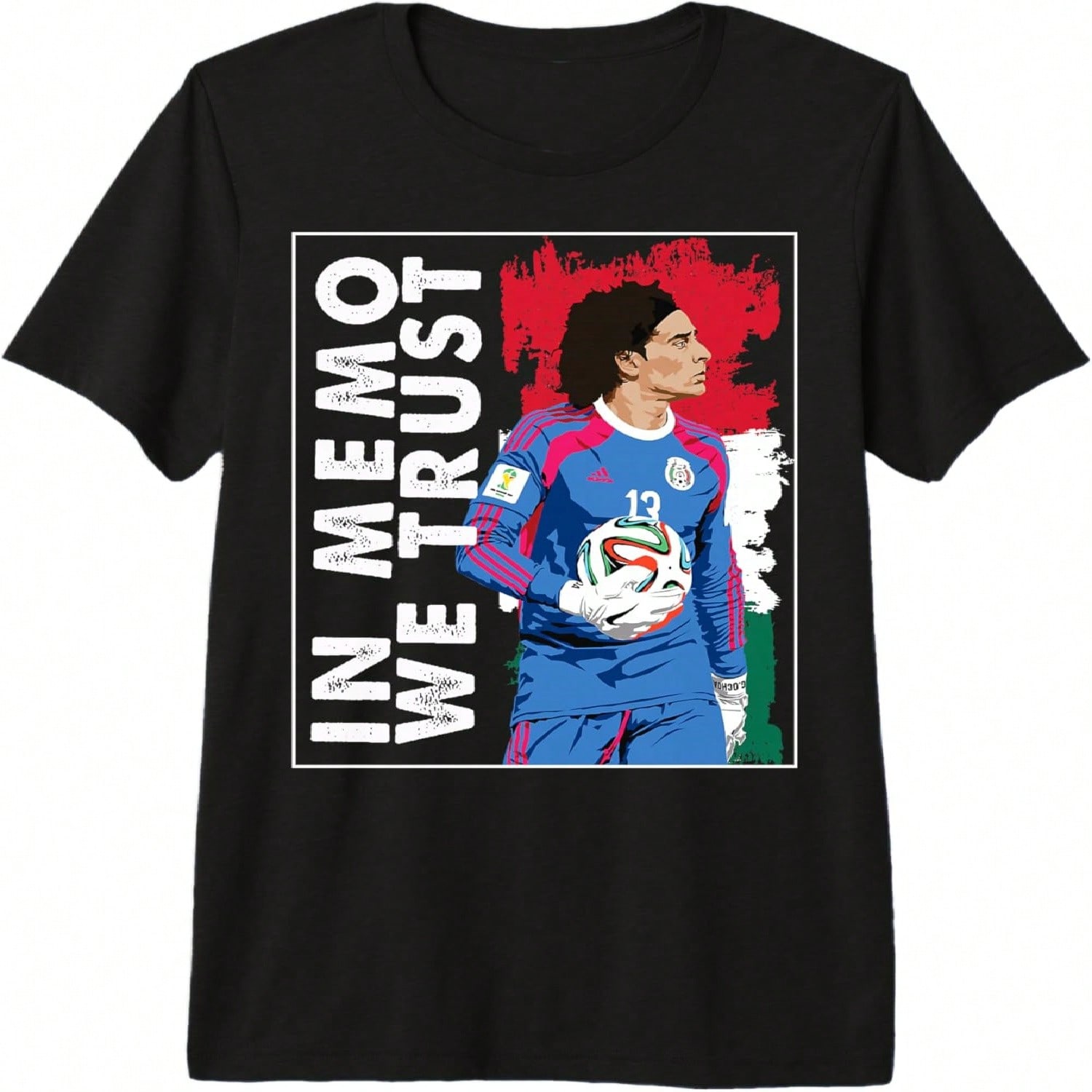 In Memo Ochoa We Trust Mexican Soccer Premium Tri-Blend T-Shirt S разноцветный