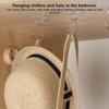 Storage Hook Hanger Self Adhesive Hook Adjustable Wall Rack Kitchen Bathroom