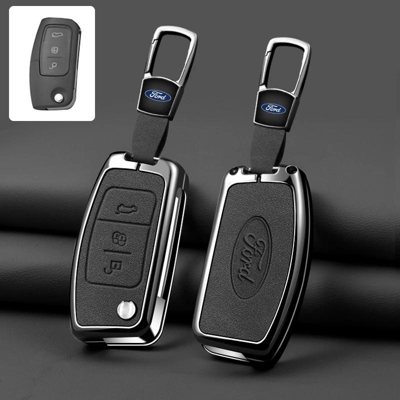 

Car Sticker Ford Car Key Case Cover Shell For Ford Focus 2 MK2 Fiesta Mondeo Galaxy Falcon Territory Ecosport Kuga Escape Keycha