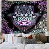 Colorful Hamsa Mandala Pattern Tapestry Room Decoration Wall Hanging for Living Room Bedroom, Dormitory, Birthday and Christmas Gifts