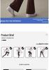 Hoge taille Micro-flare Yogabroek voor Dames voor Pilates en Fitness