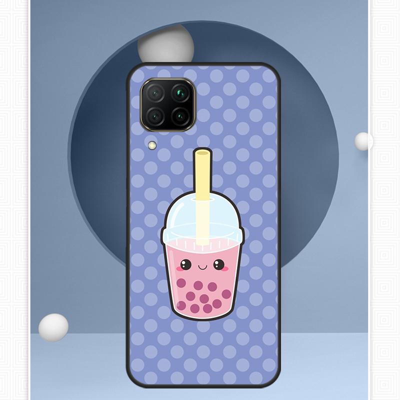 Boba Milk Tea For Huawei Nova 12s 12i 11i 8i Y91 Y60 Y70 Y72 Y90 Y61 9 10 SE P20 P40 Lite P30 P60 Pro Case