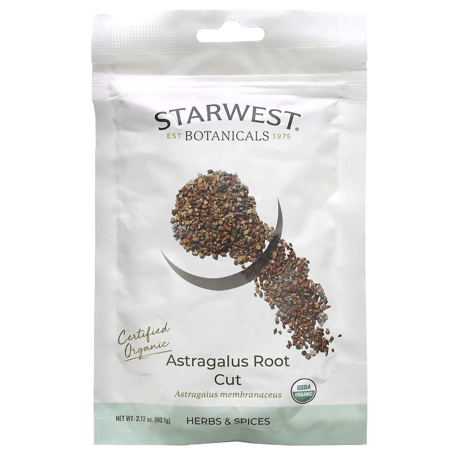 

Organic Astragalus Root Cut, 60.1G(2.12Oz)