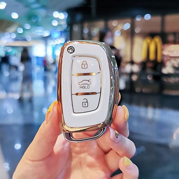 Tpu Flip Key Car Key Case Cover For Hyundai I20 Ix25 Ix35 Ix45 I10 I20 I30 Hb20 Elantra Solaris Sonata Santa Fe Sport Tucson
