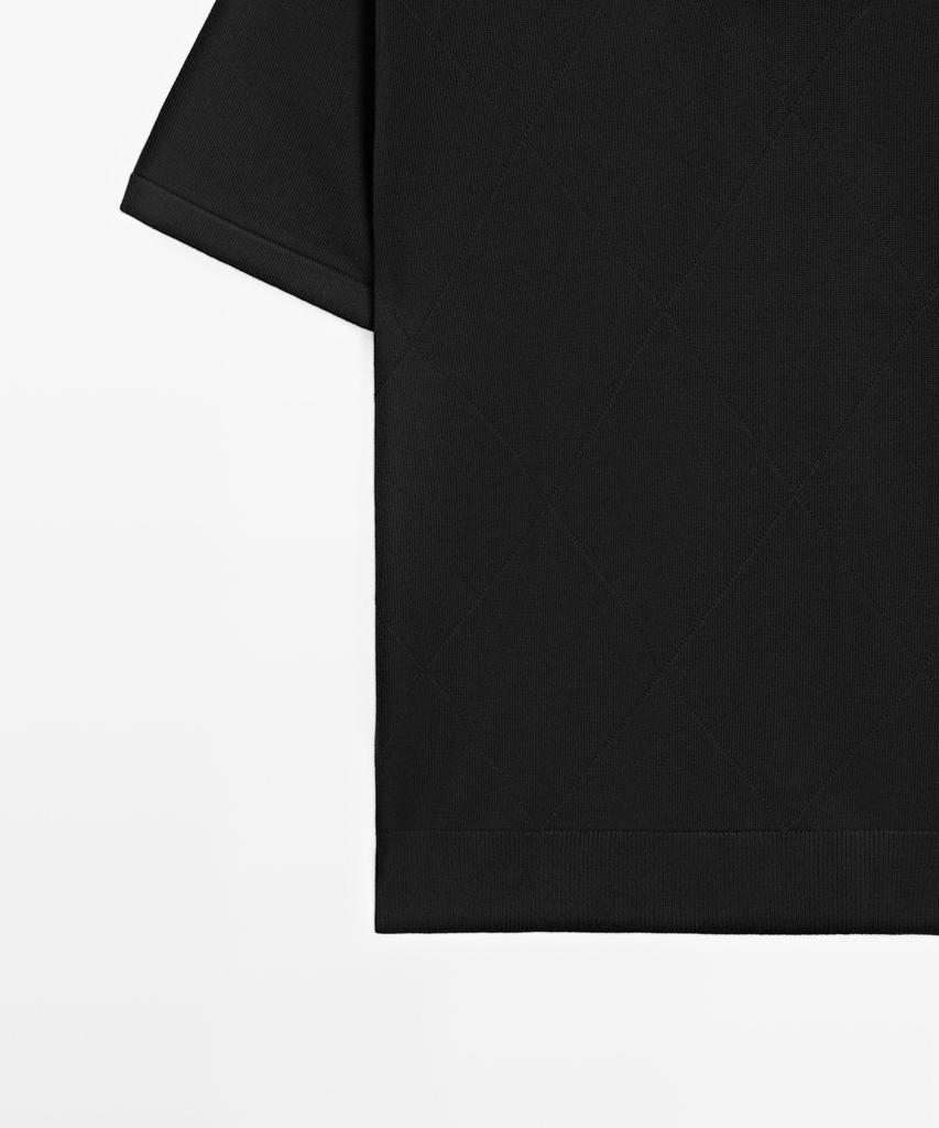 Masimodutti 100% Cotton Short Sleeve Polo Shirt
