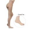 Extra-large pressure compression pantyhose, 20-30 mmHg, above-knee length, support stockings, pressure tight pants