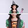 Halloween Devil Witch Cosplay Costume Shrine Maiden Wizard Costume Kids Girls Children Elementary School One Piece Dress Tulle Performance Costume