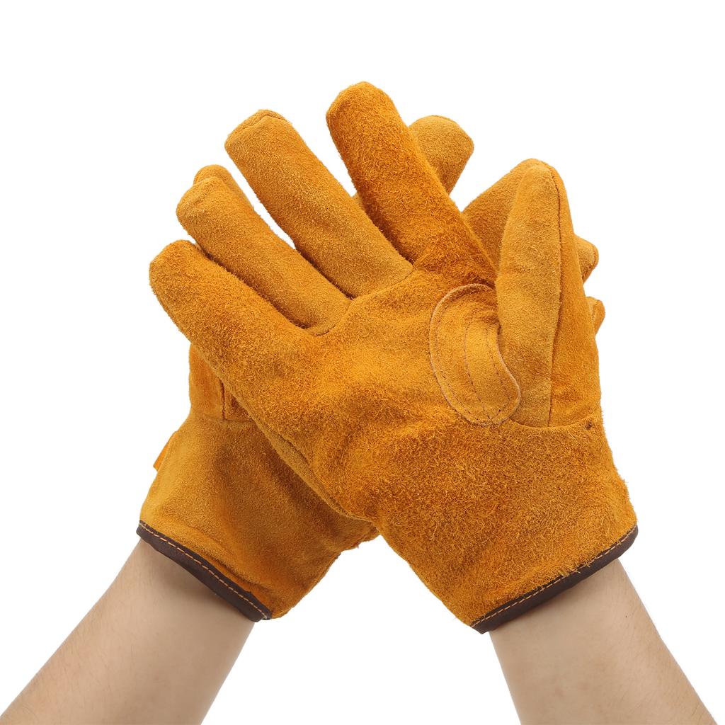 1 Pair of Heat Resistant Gloves  proof Flame Retardant Non Scalding for BBQ Grill Short