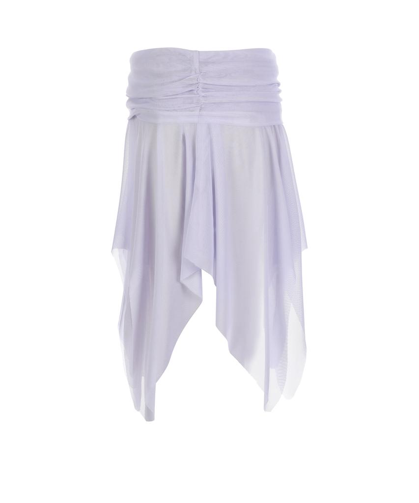 LALAFOX X Layered See Through Skirt Lavender Bs2Ws004