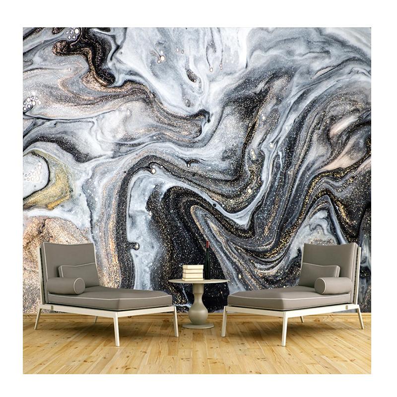 

3d Wallpaper Modern Ink Landscape Mural Marble Wall Murals Living Room Study Creative Art Wall Paper 200 cm(W) x 140 cm(H)