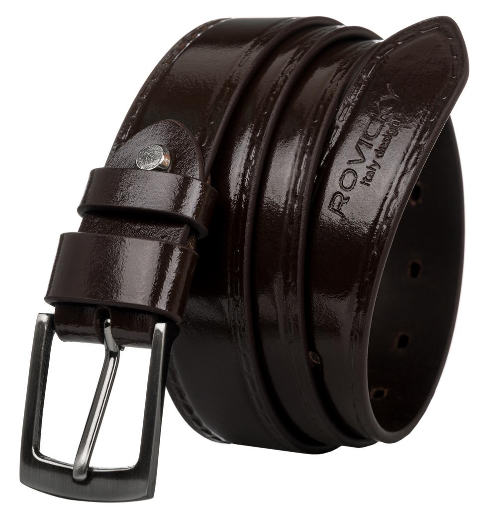 M LEATHER BELT WAS PLW-R-11 115 BROWN