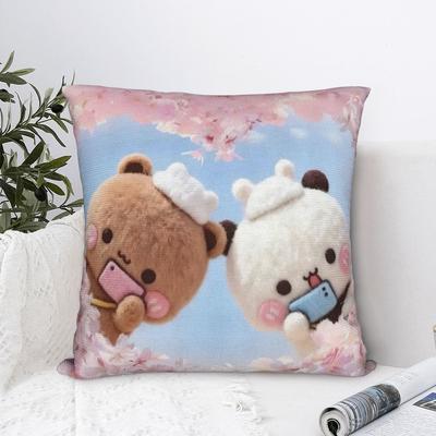 3D Print Kawaii Bubu & Dudu Pillowcases Morden Pillow Case For Chair Sofa Home Decor Graphic Pillow Cover