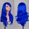 70cm Long Curly High-Temperature Silk Multi-Color Cosplay Wig Air Curl Hair in Stock