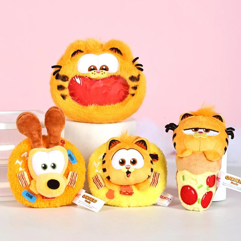 GARFIELD Peluche Famiglia Portachiavi Carino Anime Gatto Garfield Odie Animali di Peluche Divertenti Bambola Peluche Ciondoli Regali Bambino