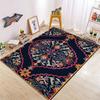 Tapis Persan Vintage pour Salon Chambre Bohème Turc Marocain Tapis Ethniques Antidérapant Mandala Géométrique Paillasson Affiche