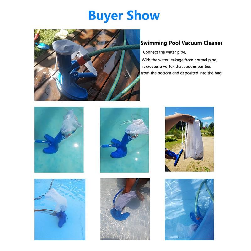 Cleaner Cleaning Tool 1 Set Swimming Pool Vacuum  Cleaner Brush Hot Spring Vacuum