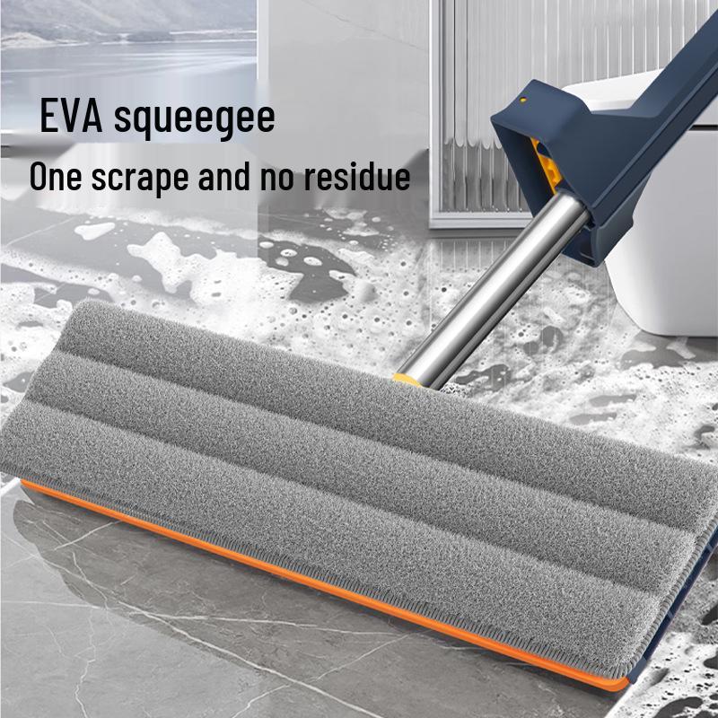 Jia Chuang 42CM Hands-Free Absorbent Flat Mop for Household Cleaning