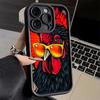 Phone Case for iPhone 17 Air 16E 15 16 Pro Max Chicken Hen Rooster Cover 14 Plus 13 12 Mini Soft Shell Silicone Fundas