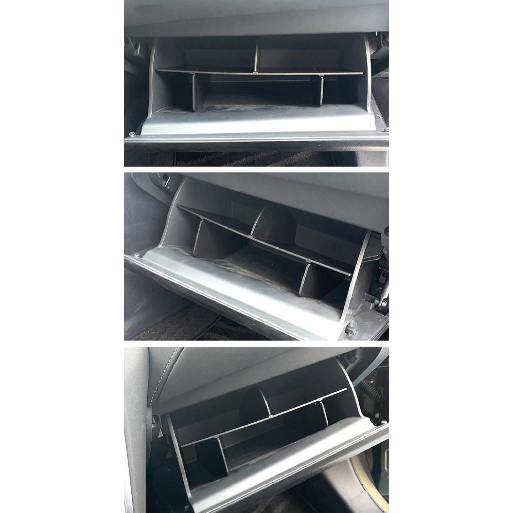 For Toyota Harrier 80 XU80 2021 2022 Co-pilot Glove Box Clapboard Organizer Storage Rack Shelf Car Interior Storage Partition