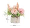 Colorful Nordic Modern Imitation Ceramic Plastic Flower Vase Invincible Wedding Birthday Art Home Arrangement Decoration