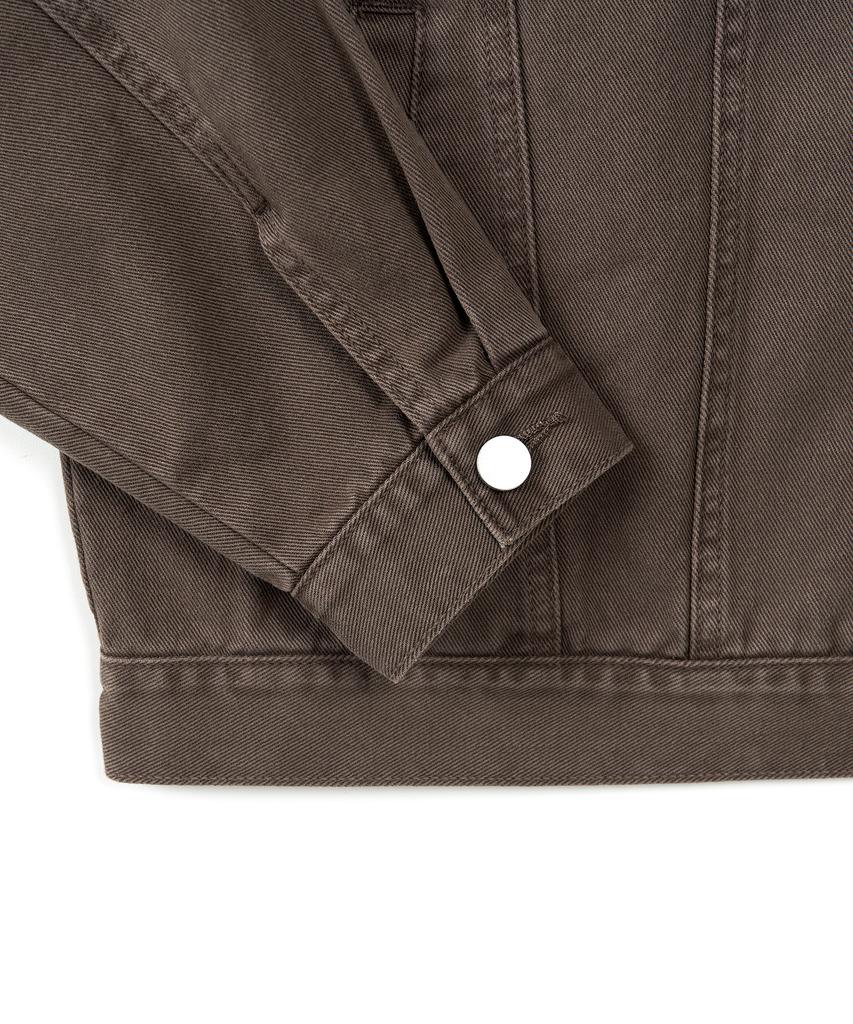 Excontainer Washed Cotton Trucker Jacket (Washed Brown)