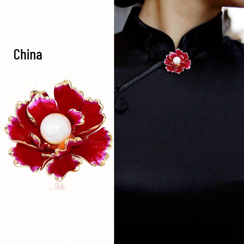 Elegant Luxury Brooch: Versatile and Exquisite Pin for Suit Jackets - Japanese and Korean Inspired Design