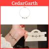 Koreanischer Stil Zirkon Stern Anhänger Armband Mit Silbernem Finish Für Sommer Mode