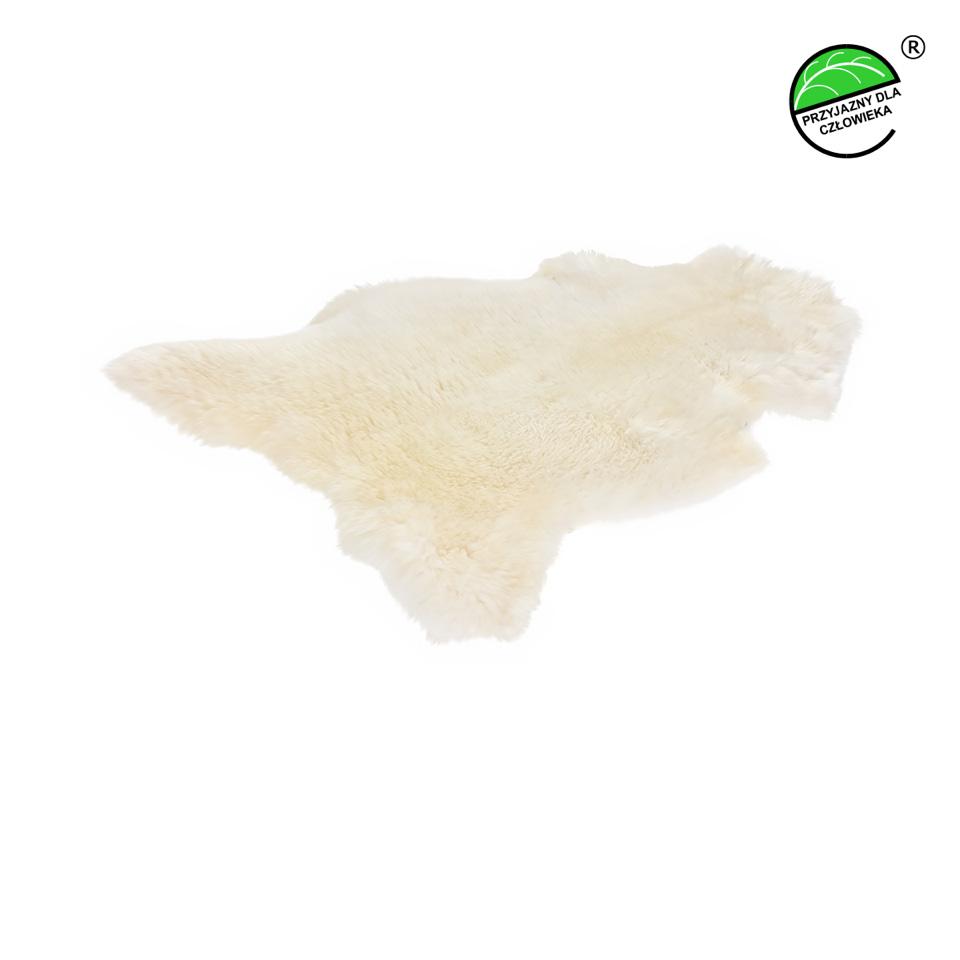Φυσικό δέρμα προβάτου Λευκό 100-110cm μέγεθος 100-110cm