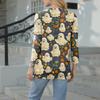 Women's Casual Fashion Sexy Comfortable V-Neck Halloween Seven Sleeve Top