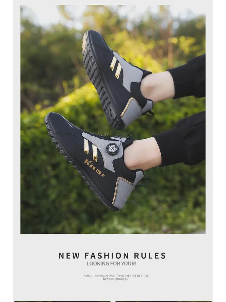 2025 Versatile Men's Fashion Soft-Sole White Shoes - Year-Round Comfort and Style