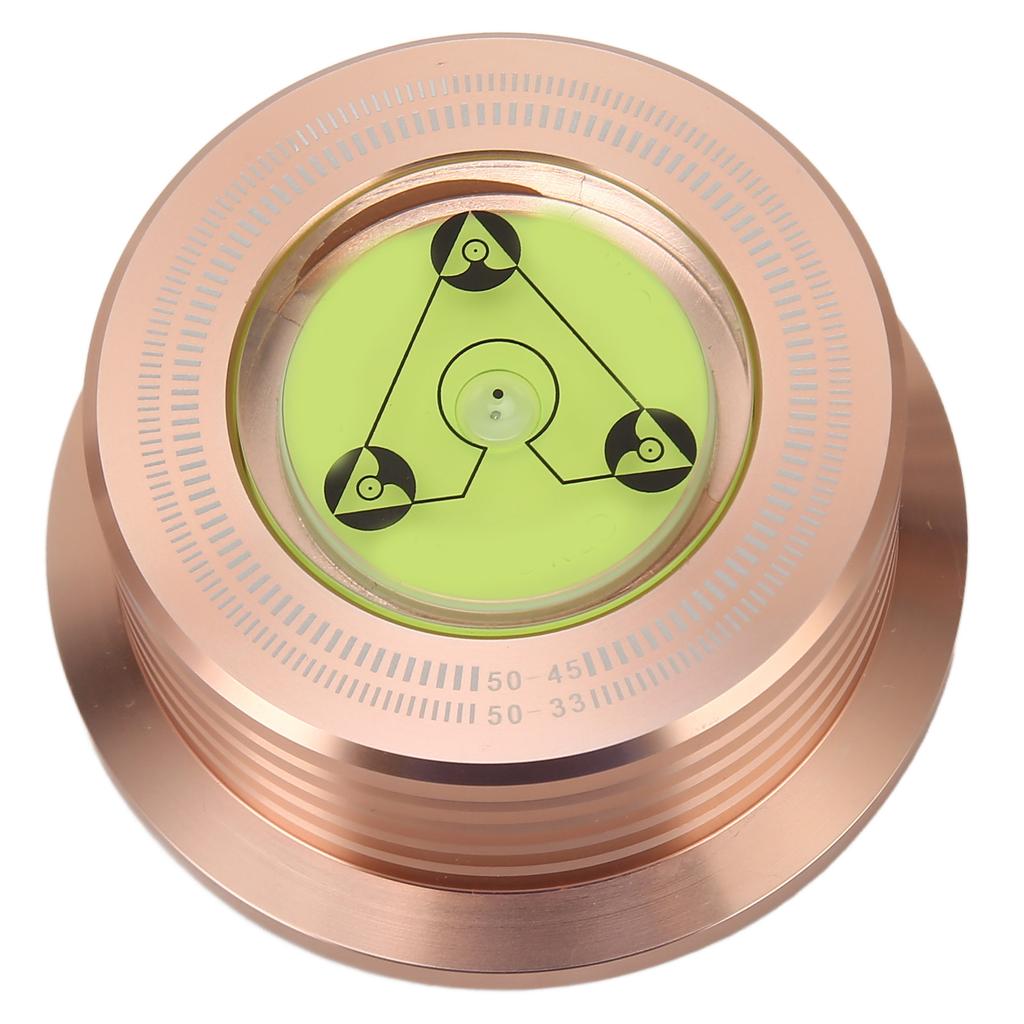 Record Weight Stabilizer Professional 50Hz 45rpm Vinyl Turntable Disc Stabilizer with Level and