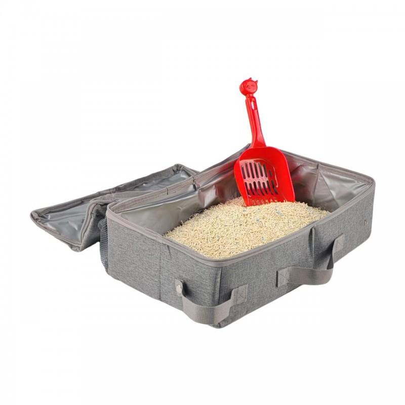 Collapsible Waterproof Litter Box Portable Outdoor Travel Cat Toilet Cats