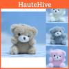 Adorable Plush Bear Keychain Cute Cartoon Animal Doll With Super Soft Material