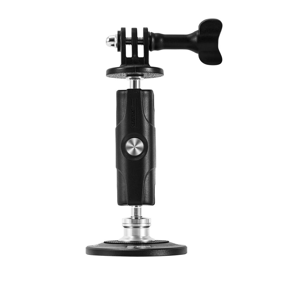 Sportkamera Magnetische Halterung Magnetische Halterung für Action-Kamera mit Doppelköpfen 360 Grad Drehbar 350g Tragfähigkeit Ersatz für 13C