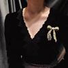 Elegant Bow Brooch - DIY Fashion Accessory for Women, Perfect for Coats and Sweaters