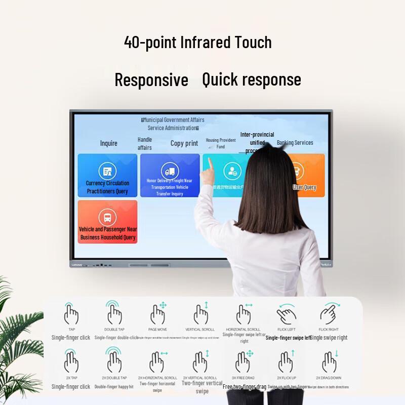 Lenovo 55-inch Interactive Smart Conference Display (CN version)