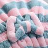 1pcs Dry Hair Towel Quick-Drying Hair Cap Shower Cap for Women Striped Pattern Super Absorbent Bath Accessories Hair Bonnets