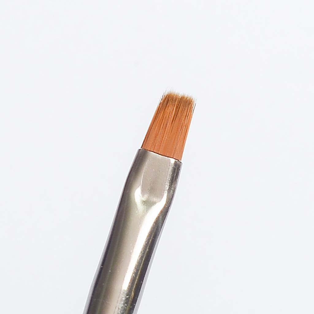 Japanese nail art brush set, pull-up brush for beginners, gradient technique, French round head nail art tool, brush, brown colo