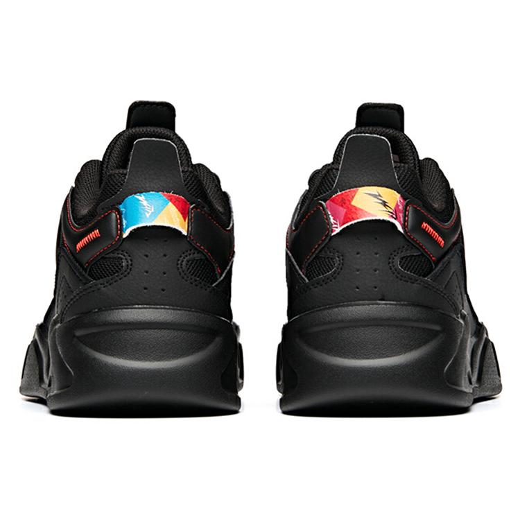 Anta Life Collection Low top Skateboard Shoes Men's Black Red 112018041-6