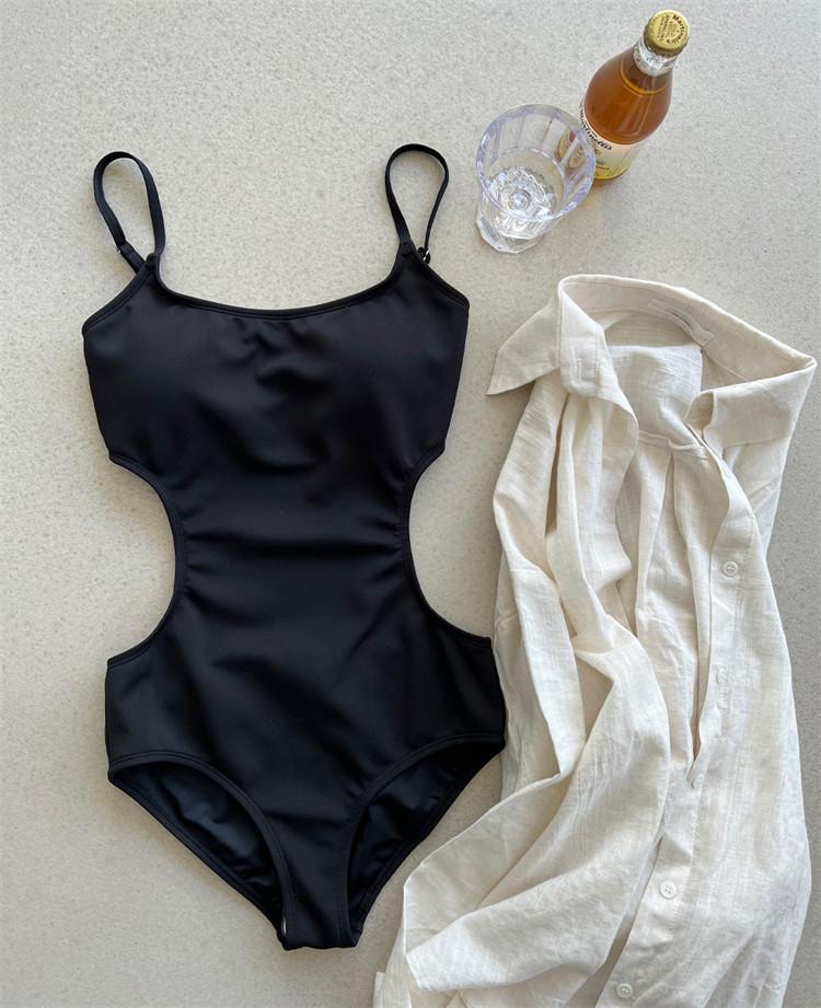 Sexy Push Up Bikini Set One Piece Swimsuit High Waisted Halter Monokini Bohemian Print Women Beach Vacation