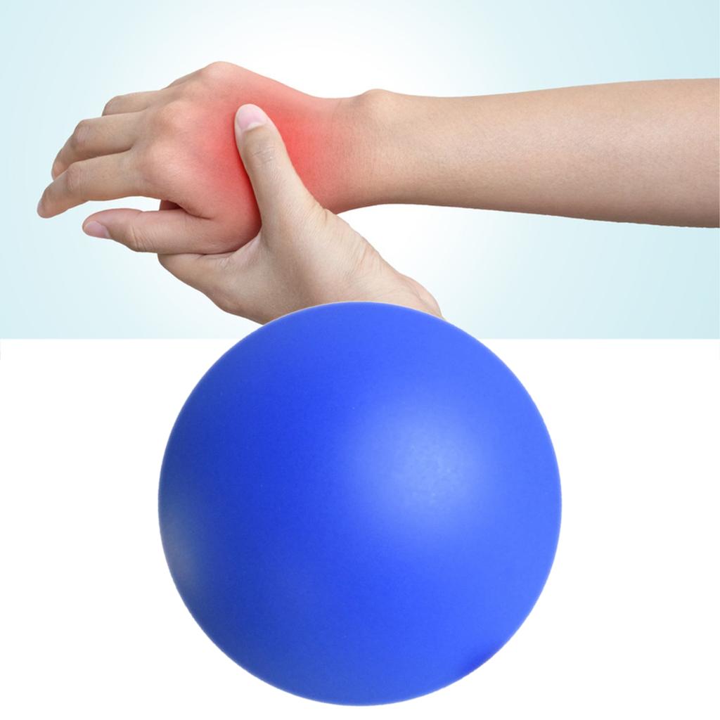 2.48in Hand Exercise Balls PU Sponge Blue Lightweight Effectively Exercise Fingers Stress Relief Ball for Men Women