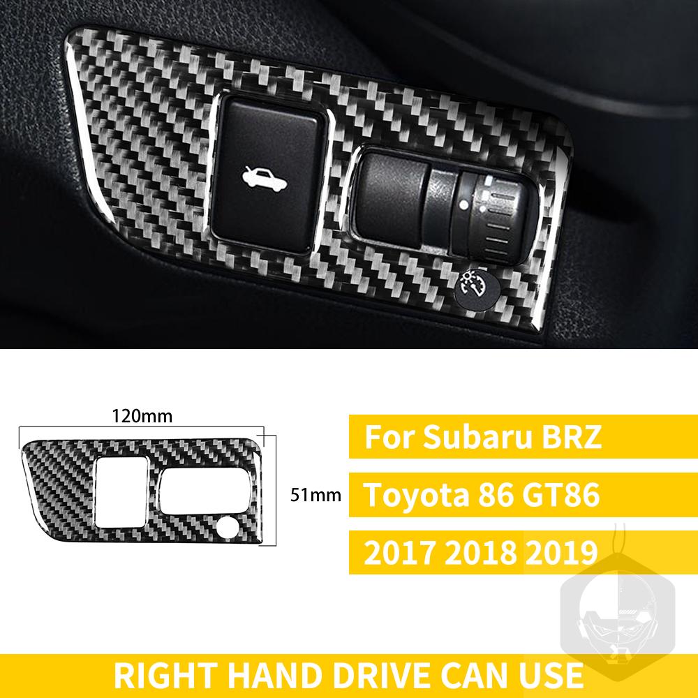 Pro Subaru BRZ Toyota 86 GT86 2017 2018 2019 Carbon Fiber Car příslušenství Držák řadicí páky Obložení klimatizace