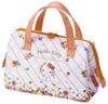 Lunch Clasp Hello Pastel Vivid Watercolor Floral Bag, Insulated, Purse, Women's, Sanrio, Kitty, Print, KGA1-A