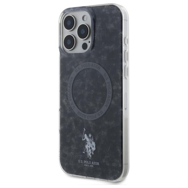 Us Polo Ushmp16Xhocldpk Iphone 16Pro Max 6.9 Czarny/Black Iml Ring Magsafe