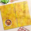 Durable And Stylish Glass Boards With Abstract Triangles Pattern 2X30X52 Cm