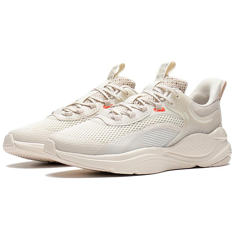 Li Ning Liuyun Textile, Synthetic Leather Cushioning Slip Resistant Abrasion Resistant Low Top Casual Shoes Women's AGLS060-1